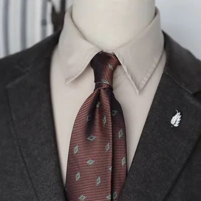 Men Classic Plaid Printed All-match Tie