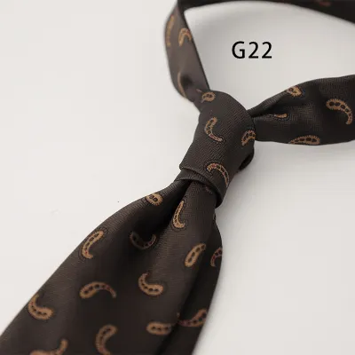 Men's Retro Dot Floral Printed Business Necktie
