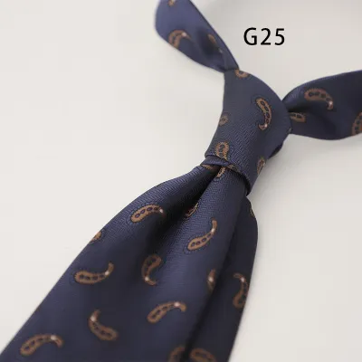 Men's Retro Dot Floral Printed Business Necktie