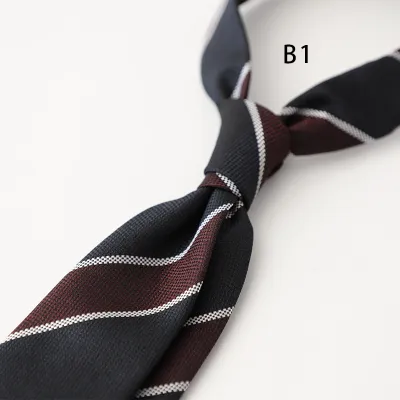 Men's Retro Stripe Jacquard Business Bow Tie