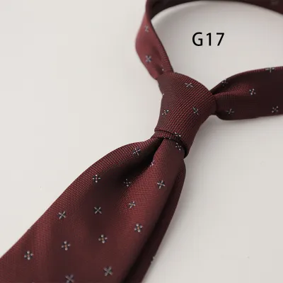 Men's Retro Stripe Jacquard Business Bow Tie