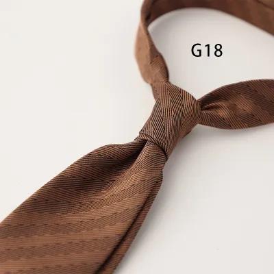 Men's Retro Stripe Jacquard Business Bow Tie