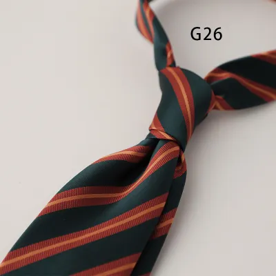Men's Retro Stripe Jacquard Business Bow Tie
