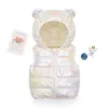 White (Colorful Vest)