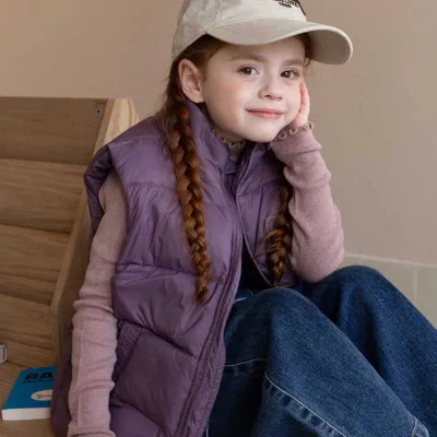 Kids Autumn And Winter Cute Sleeveless Down Vest
