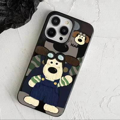 Fashion Cartoon Cute Dog Anti-Fall Jelly Shell Silicone Iphone Case