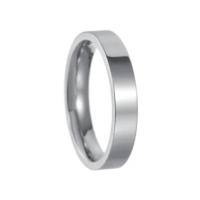 Men Women Fashion Simple Stainless Steel Couple Ring