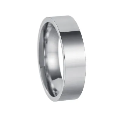 Men Women Fashion Simple Stainless Steel Couple Ring