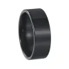 8MM Wide Black