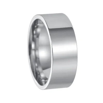 Men Women Fashion Simple Stainless Steel Couple Ring