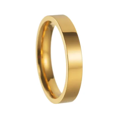Men Women Fashion Simple Stainless Steel Couple Ring