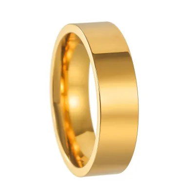 Men Women Fashion Simple Stainless Steel Couple Ring