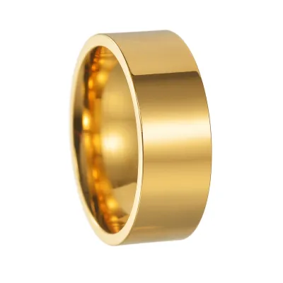 Men Women Fashion Simple Stainless Steel Couple Ring