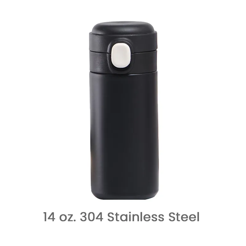Simple Portable Solid Color Stainless Steel Thermos Cup