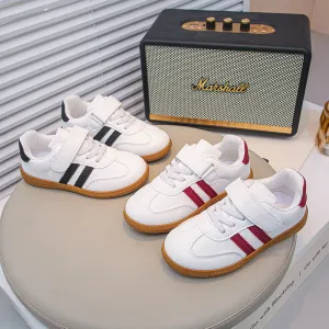 Kids Boys And Girls Fashion Casual Color Block Soft Bottom Sneaker S-5XL