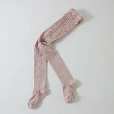 Kids Girls Solid Color Rhinestone Soft Cotton Thin Vertical Strip Socks