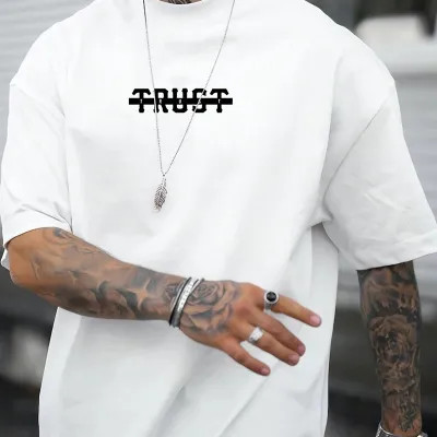 Wholesale Men Fashion Casual 3D Tie-Dye Print Plus Size Short Sleeve T-Shirt