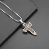 2# Mirror Diamond Cross Necklace