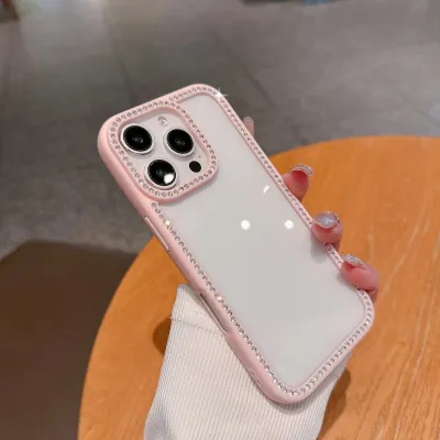 Iphone17 Shiny Rhinestone Mobile Phone Case Protective Cover