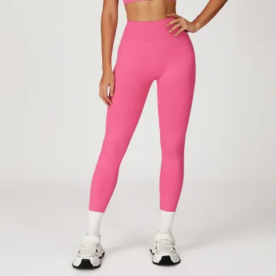 Women's Seamless High Waist Yoga Leggings - Solid Color Sportswear Bottoms