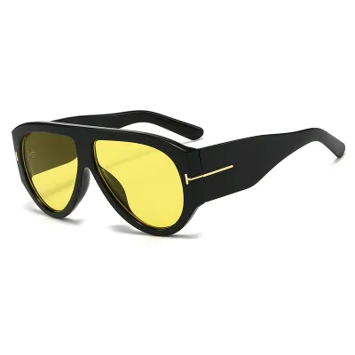 Women's Fashion Retro Large Frame PC Goggle Sunglasses