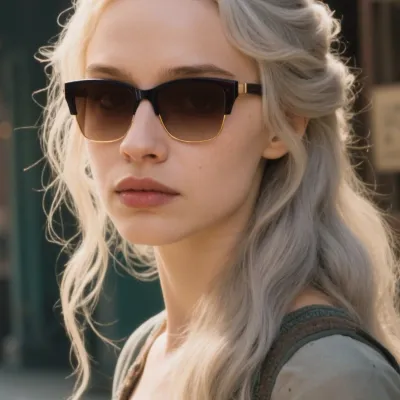 Fashion Simple Solid Color Large Frame Sunglasses