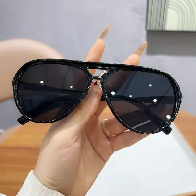 Women's Fashion Large Frame Polygon Sunglasses
