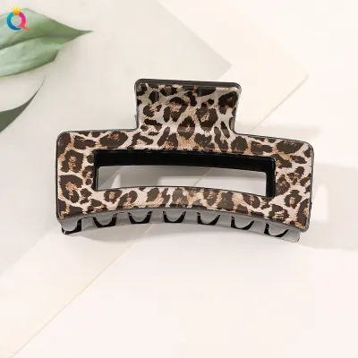 Fashion Leopard Printing Hair Clip for Women