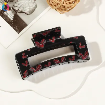 Fashion Leopard Printing Hair Clip for Women