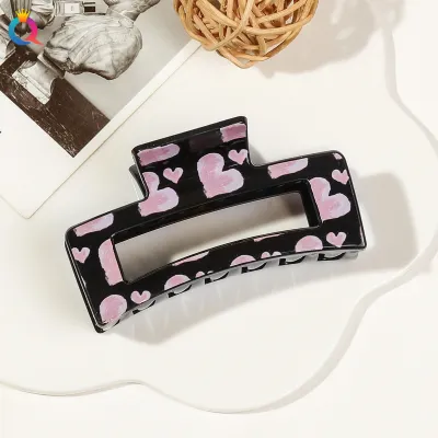 Fashion Leopard Printing Hair Clip for Women
