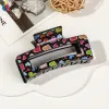 8.5Cm Printed Square-Color Love Black Background