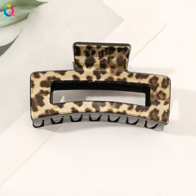 Fashion Leopard Printing Hair Clip for Women