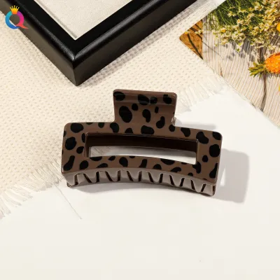 Fashion Leopard Printing Hair Clip for Women