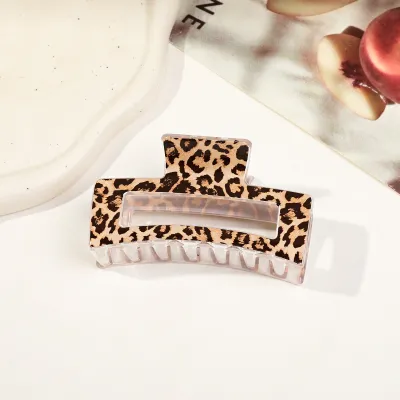 Fashion Leopard Printing Hair Clip for Women