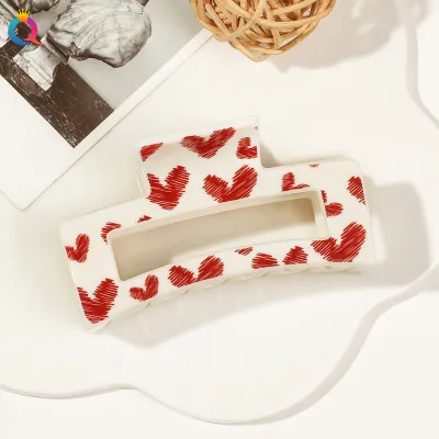 Fashion Leopard Printing Hair Clip for Women