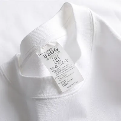 Men Fashion Casual Solid Color Round-Neck Short Sleeve Loose Pure Cotton T-Shirt