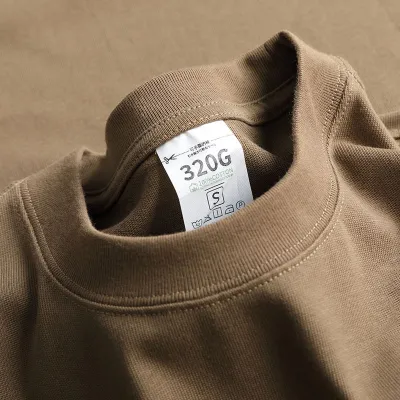 Men Fashion Casual Solid Color Round-Neck Short Sleeve Loose Pure Cotton T-Shirt