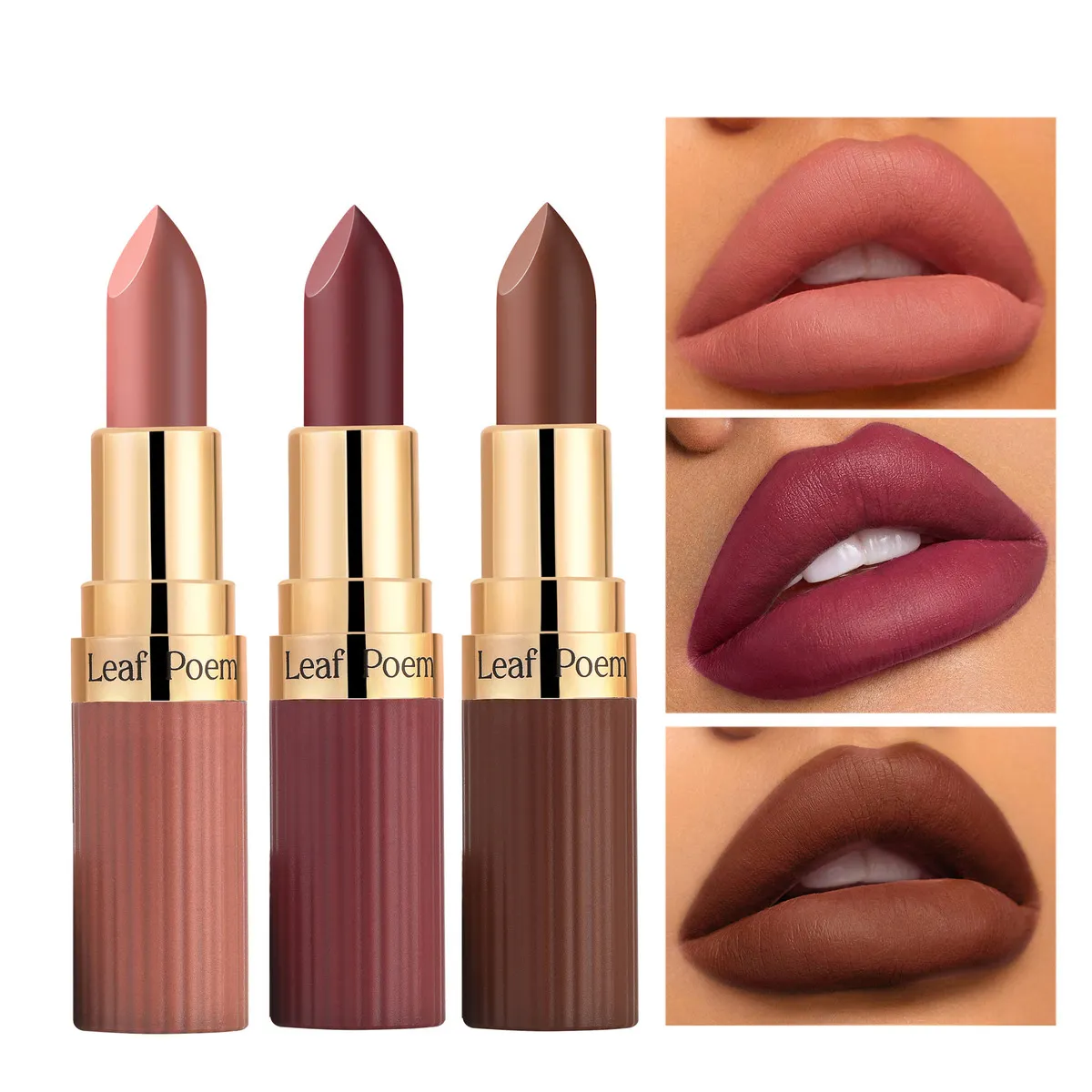 LEAF P0EM Matte Lipstick Easy Color 3.5G
