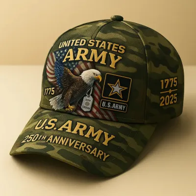 Fashion Casual Eagle Flag Printed Baseball Cap