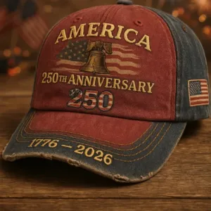 Fashion Casual US 250th Anniversary Printed Baseball Cap for Men