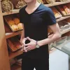 V Neck Black