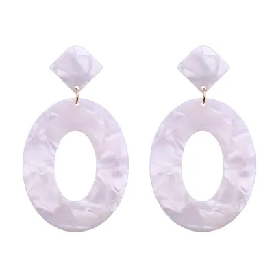 Multicolor Geometric Pattern Acrylic Exotic Women's Earrings