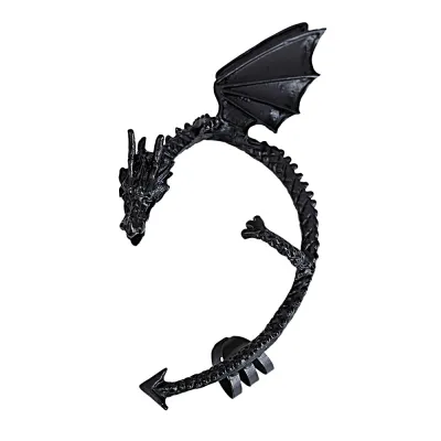 Dragon-Shaped Unisex Clip Earrings Alloy Animal Zodiac