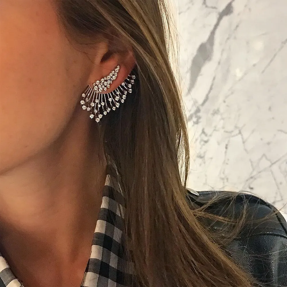 Fashion Geometric Asymmetric Stud Earrings for Women