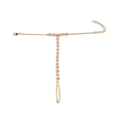 Women's Simple Sequins Decor Alloy Geometric Finger Bracelets