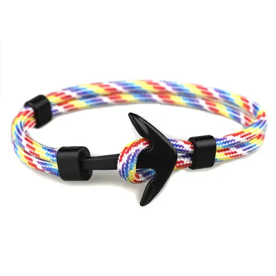 Aircraft Polyester Rope Bracelets for Men Geometric Unisex