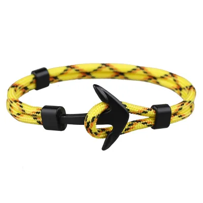 Aircraft Polyester Rope Bracelets for Men Geometric Unisex