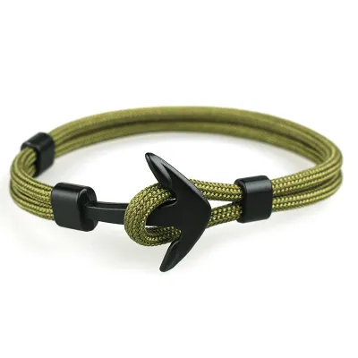 Aircraft Polyester Rope Bracelets for Men Geometric Unisex