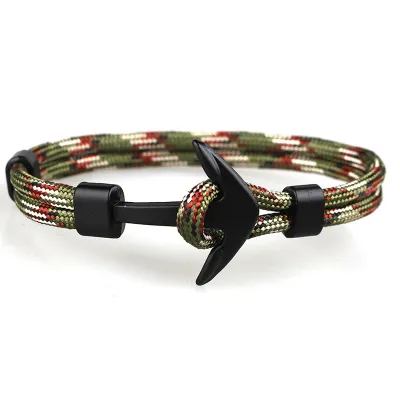 Aircraft Polyester Rope Bracelets for Men Geometric Unisex