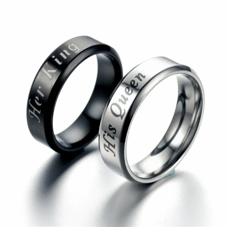 Fashion Classic Stainless Steel Couple Ring